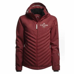 MEN'S SKI JACKET LATVIA PYEONGCHANG MAROON
