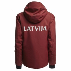 MEN'S SKI JACKET LATVIA PYEONGCHANG MAROON