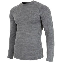 MEN'S LONG SLEEVE T-SHIRT MIDDLE GRAY MELANGE
