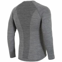 MEN'S LONG SLEEVE T-SHIRT MIDDLE GRAY MELANGE