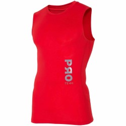 BASELAYER TANK TOP RED ALLOVER