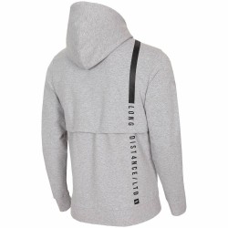 MEN'S HOODIE LIGHT GREY MELANGE