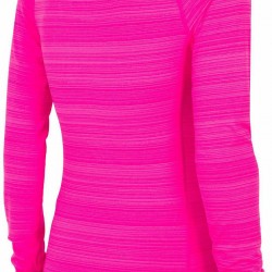 WOMEN'S ACTIVE LONG SLEEVE T-SHIRT PINK MELANGE