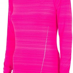 WOMEN'S ACTIVE LONG SLEEVE T-SHIRT PINK MELANGE