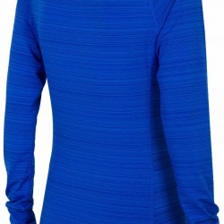 WOMEN'S ACTIVE LONG SLEEVE T-SHIRT COBALT BLUE MELANGE