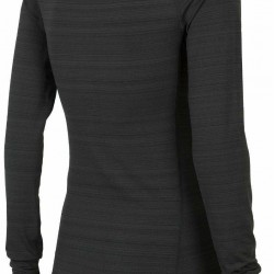 WOMEN'S ACTIVE LONG SLEEVE T-SHIRT DEEP BLACK MELANGE