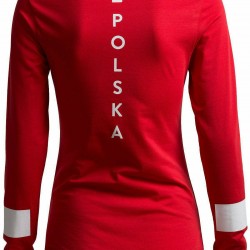 WOMEN'S LONGSLEEVE POLAND PYEONGCHANG CHERRY RED