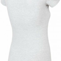 WOMEN'S T-SHIRT LIGHT GREY MELANGE