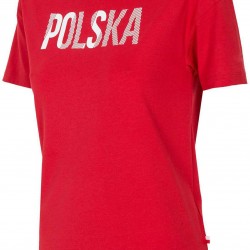 SPORTS FAN T-SHIRT FOR WOMEN RED