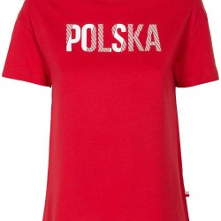 SPORTS FAN T-SHIRT FOR WOMEN RED