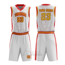 Sublimation Printed Basketball Uniform