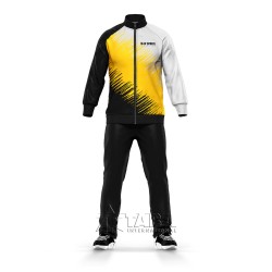 Gym Training Black Gold Tracksuit